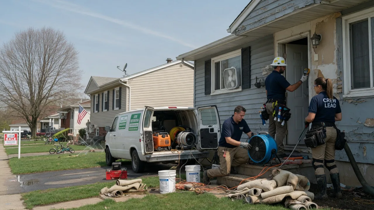 Flood Cleanup in Herrick, IL near me